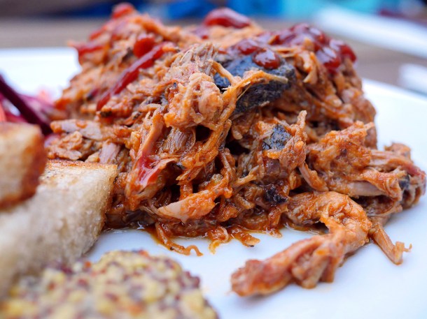 illustrative photo of the pulled pork at Perry Hill Pub