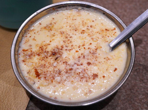 illustrative photo of the firni rice pudding at Namak Mandi