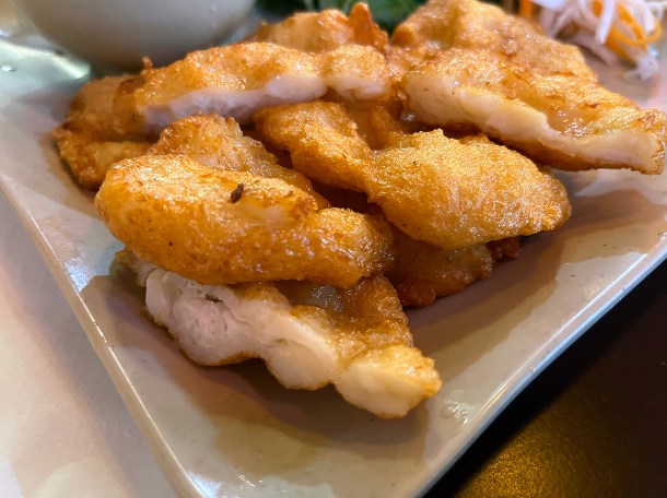 illustrative photo of the grilled squid patties at Pho Thuy Tay