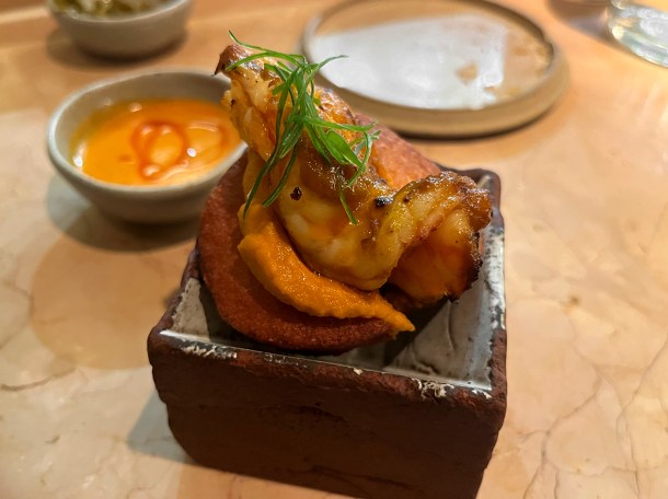 illustrative photo of the barbecue prawn akara at Akara