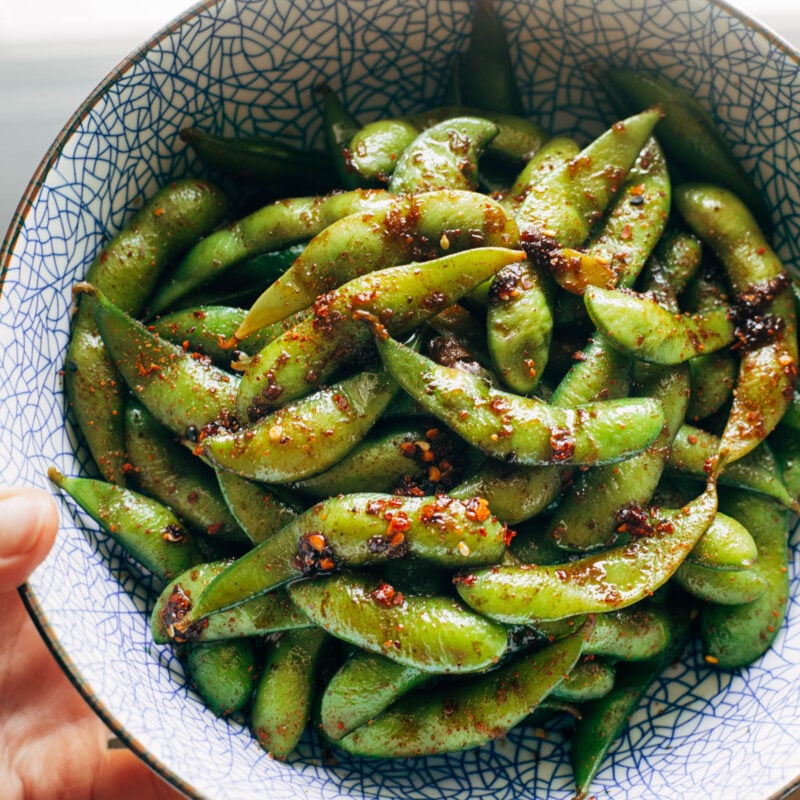 A picture of Garlic Edamame