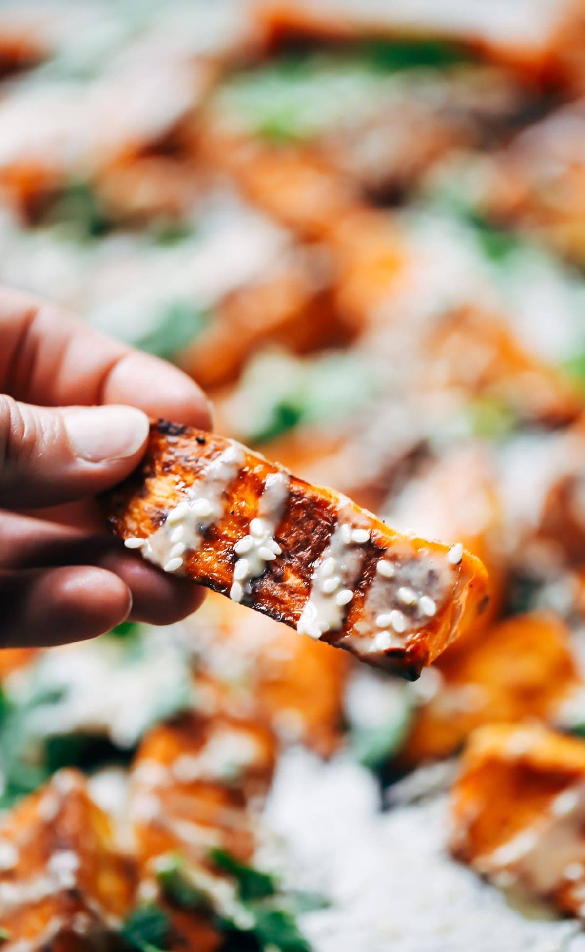 Roasted Sweet Potatoes.